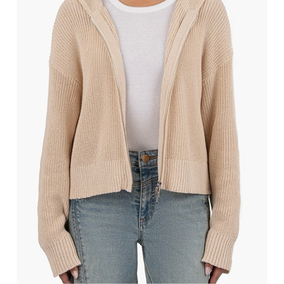 NWT KUT from the Kloth Phoebe Hooded Zip Cardigan - Picture 2 of 7